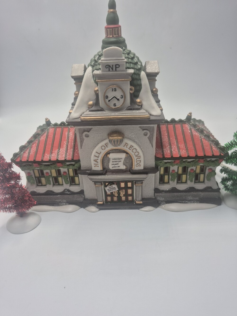 Department 56 North pole village series Hall of records